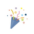Confetti popper icon vector illustration