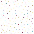 Confetti seamless pattern. Festive background