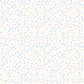 Confetti sweet candy dots love seamless pattern background in pastel colors Royalty Free Stock Photo