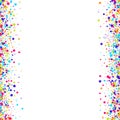 Confetti vector background