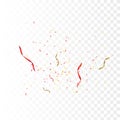 Confetti vector celebrate background