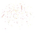 Confetti vector celebrate background