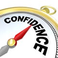 Confidence - Compass Leads You to Success and Growth Royalty Free Stock Photo