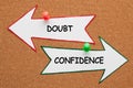 Confidence Doubt Concept