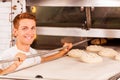 Confident baker. Royalty Free Stock Photo