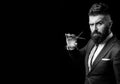 Confident barber at barbershop. Barber and hairdresser salon. Beard care, perfect beard. Bearded man in formal business