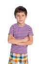 Confident boy Royalty Free Stock Photo