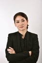 Confident business asian woman isolated in studio shot, Portrait of professional working people Royalty Free Stock Photo