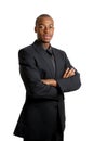 Confident business man smiling Royalty Free Stock Photo