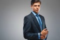 Confident businessman portrait. Success and wealth Royalty Free Stock Photo