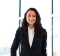 Confident businesswoman with folded arms Royalty Free Stock Photo