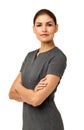 Confident Businesswoman Standing Arms Crossed Royalty Free Stock Photo