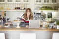 Confident female cafe owner Royalty Free Stock Photo