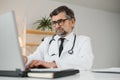 Confident general practitioner is ready to work. Royalty Free Stock Photo