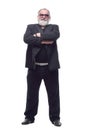 confident man in a business suit looking at you . Royalty Free Stock Photo