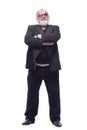 confident man in a business suit looking at you . Royalty Free Stock Photo