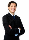 Confident man smiling business Royalty Free Stock Photo