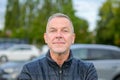 Confident Mature Man Outdoors Portrait Royalty Free Stock Photo