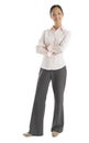 Confident Mid Adult Businesswoman Standing Arms Crossed Royalty Free Stock Photo