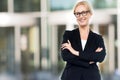 Confident middle aged female executive Royalty Free Stock Photo