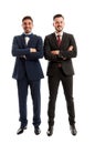 Confident and successful business men standing Royalty Free Stock Photo