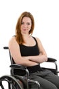 Confident Woman Wheelchair Royalty Free Stock Photo