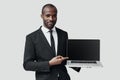 Confident young African man in formalwear Royalty Free Stock Photo