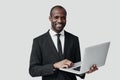 Confident young African man in formalwear Royalty Free Stock Photo