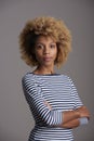 Confident young afro-american woman portrait Royalty Free Stock Photo