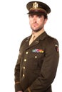 Confident young army man Royalty Free Stock Photo