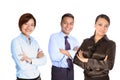 Confident young Asian business people Royalty Free Stock Photo