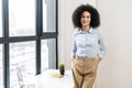 Confident young mixed-race female entrepreneur Royalty Free Stock Photo