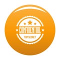 Confidental logo, simple style. Royalty Free Stock Photo