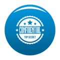 Confidental logo, simple style. Royalty Free Stock Photo