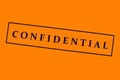 Confidential background Royalty Free Stock Photo