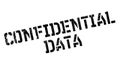 Confidential Data rubber stamp