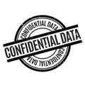 Confidential Data rubber stamp