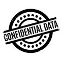 Confidential Data rubber stamp