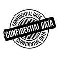 Confidential Data rubber stamp