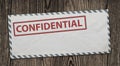Confidential envelope. Royalty Free Stock Photo