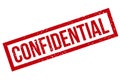 Confidential Grunge Rubber Stamp - Vector