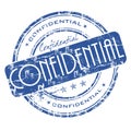 Confidential stamp Royalty Free Stock Photo