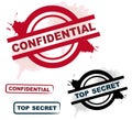 Confidential & top secret stamps