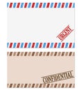 Confidential and urgent note Royalty Free Stock Photo