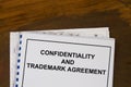 Confidentiality trademark agreement