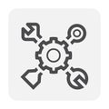 Config setting icon Royalty Free Stock Photo