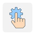 Config setting icon Royalty Free Stock Photo