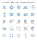 Config setting icon Royalty Free Stock Photo