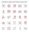 Config setting icon Royalty Free Stock Photo