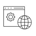 Configuration Vector icon which can easily modify or edit . Royalty Free Stock Photo